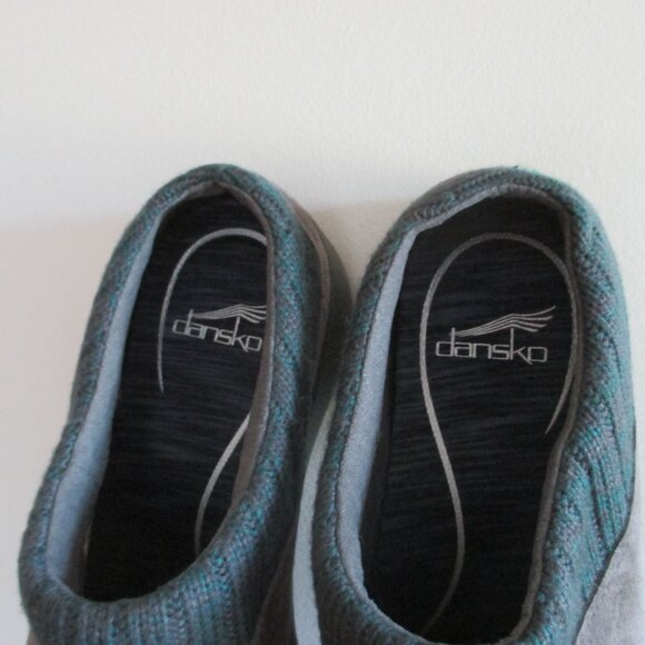 Dansko Clog Slip On Mule Emily Charcoal Suede Leather Size 40 Women's 9.5-10 - Picture 14 of 15